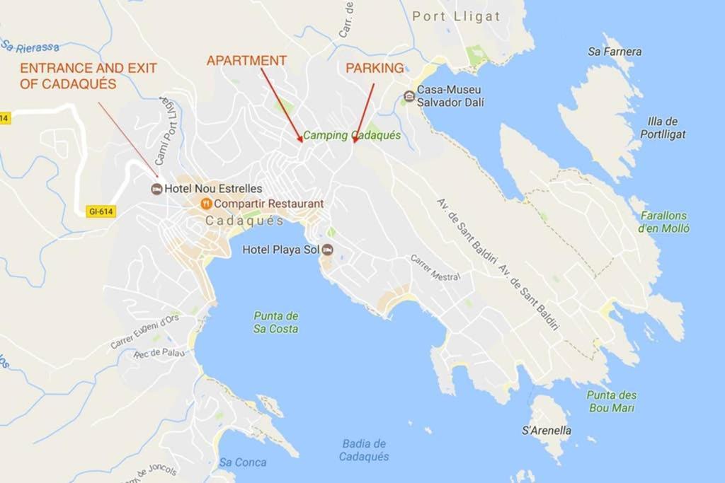 Apartamento Con Jardincito En El Centro De Cadaqués Dış mekan fotoğraf